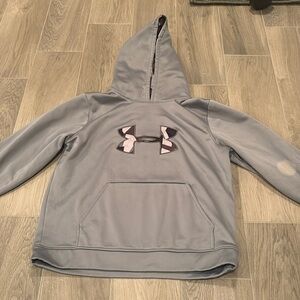 Under Armor Boys Gray Sweatshirt Size Youth Large